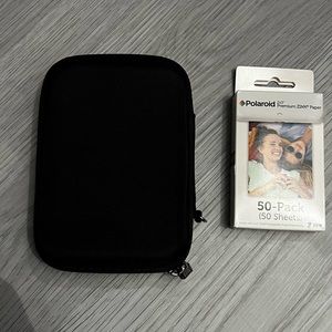 New Polaroid camera case and 50 pack 2x3 premium sink paper